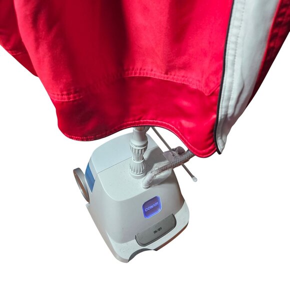 Y2K Nike Mens Red Swim Trunks With Drawstring Waist & White Trim Size L - Picture 9 of 9